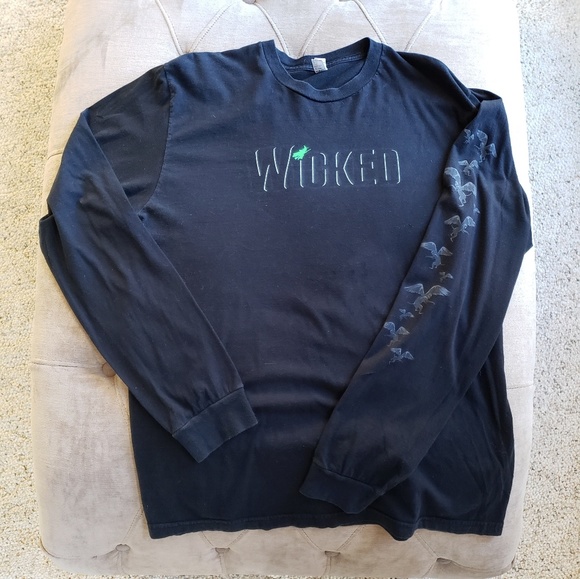 Tops - Wicked The Musical long sleeve black shirt
